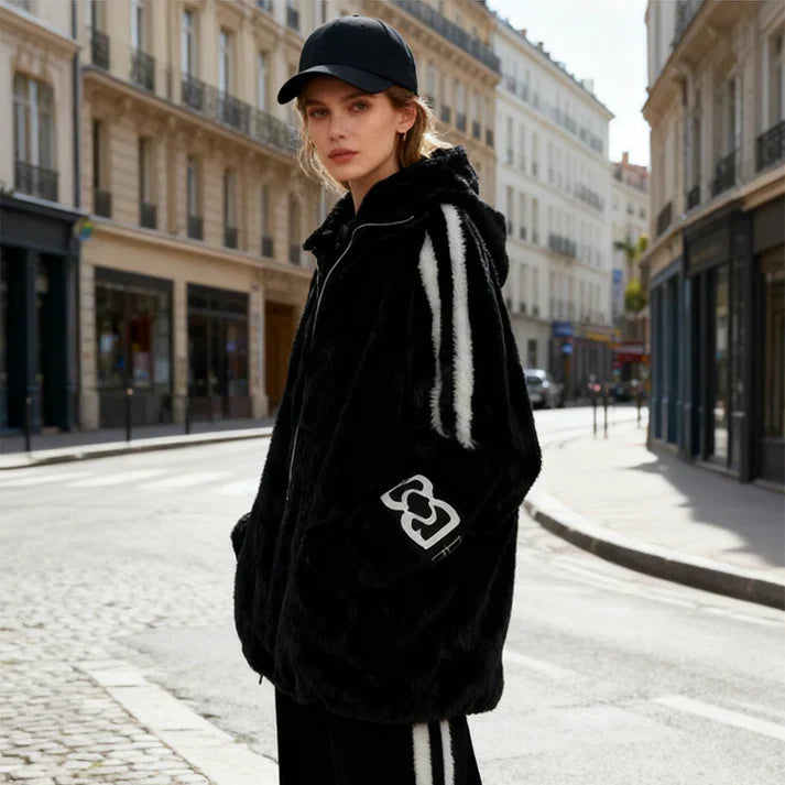 Ainoa | Casual Jacket with Hood and Zipper