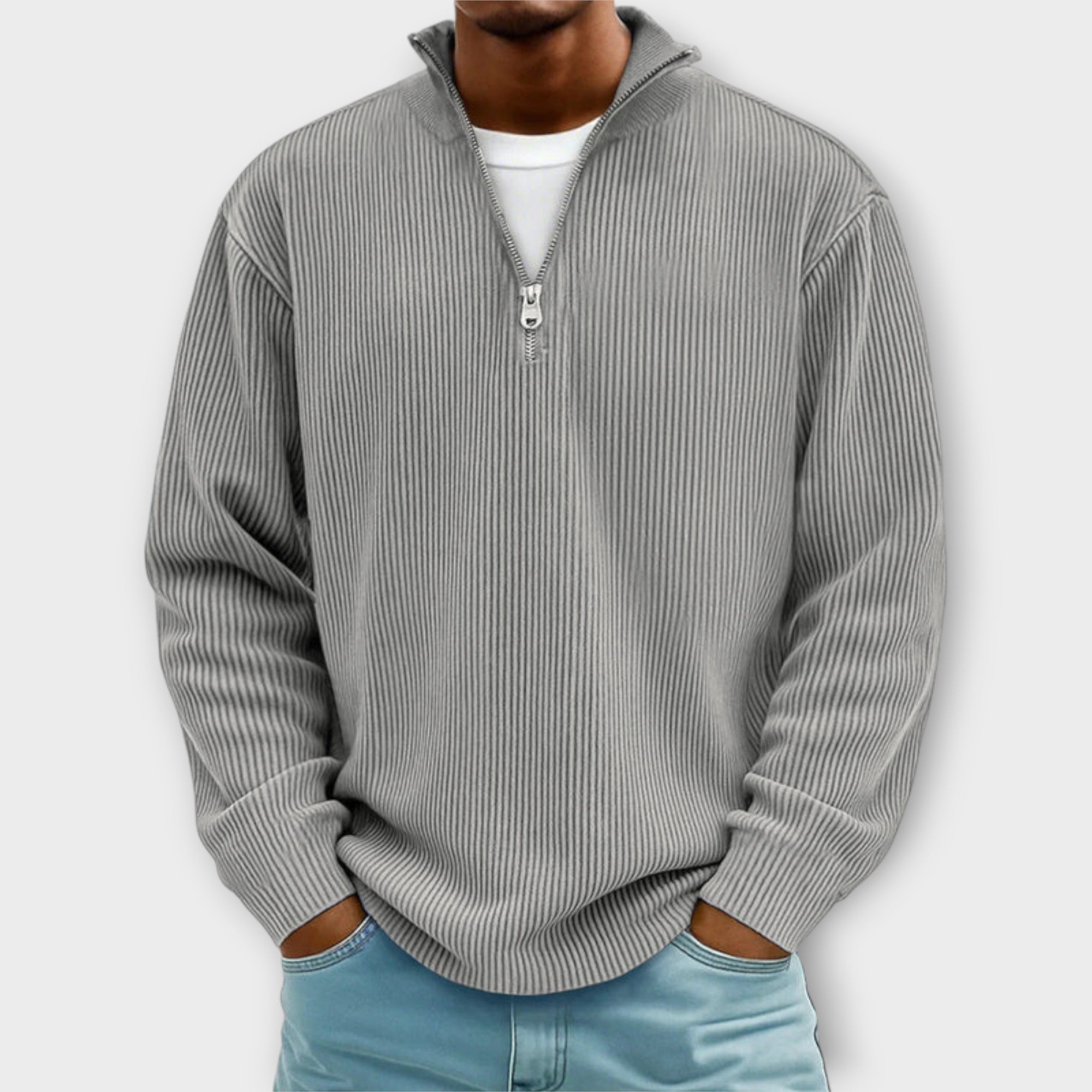 CLIFF™|TRENDY ZIP SWEATER