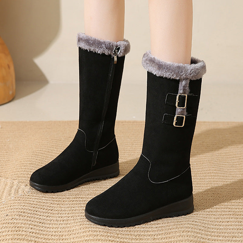 💖💥 Limited Time – 70% DISCOUNT! Women's Mid-Calf Snow Boots, Warm & Stylish