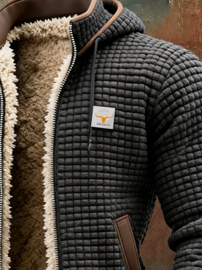 Sherpa-Lined Winter Zip-Up