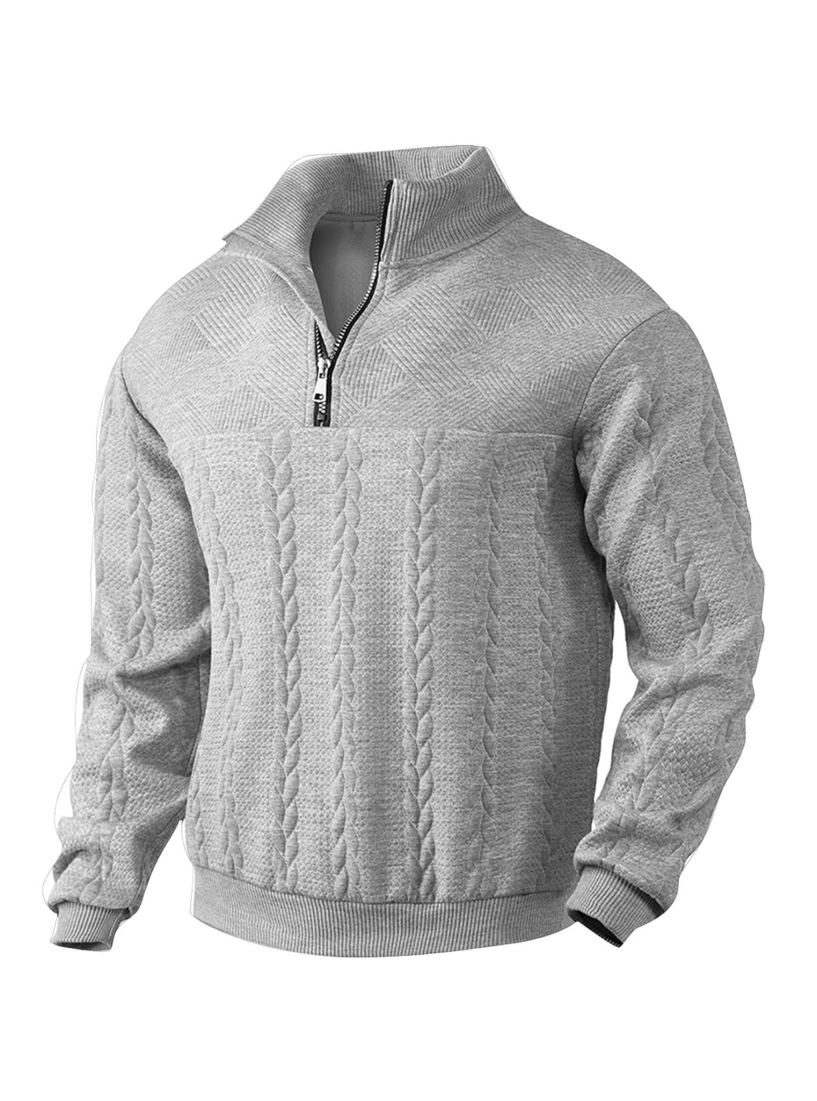 Alessandro™| trendy zip-up sweatshirt