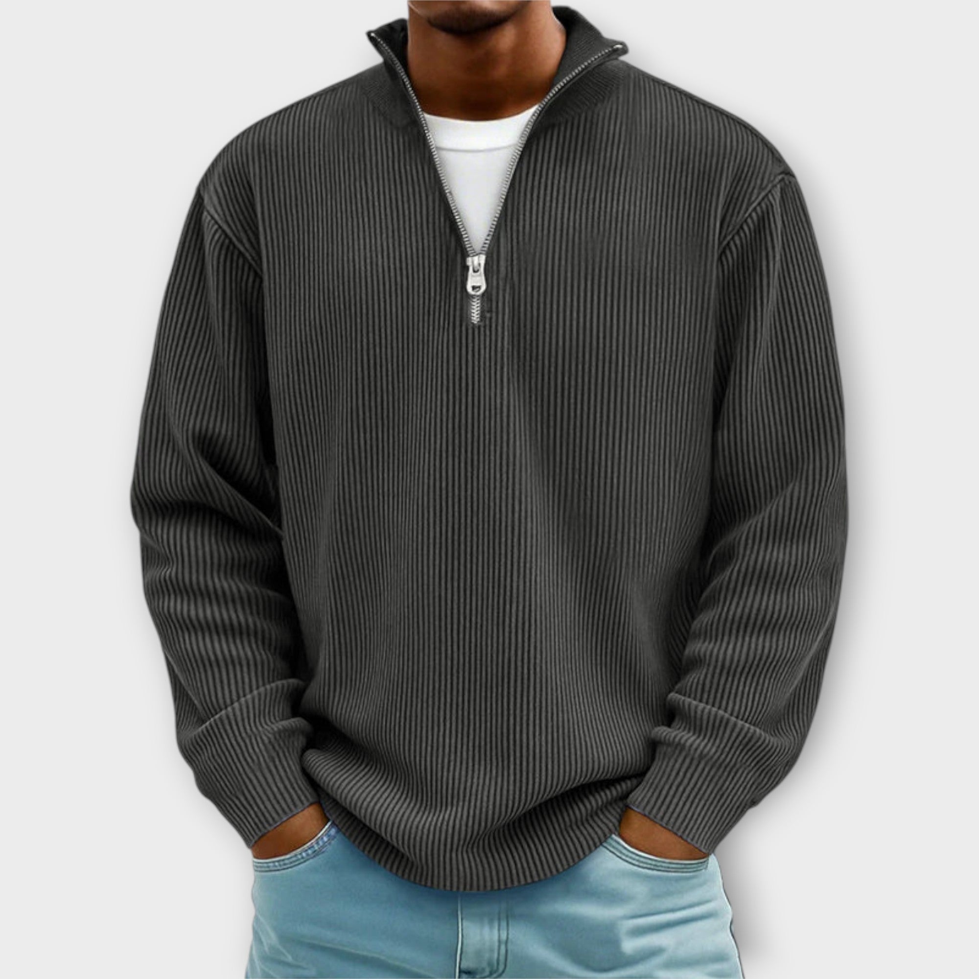CLIFF™|TRENDY ZIP SWEATER