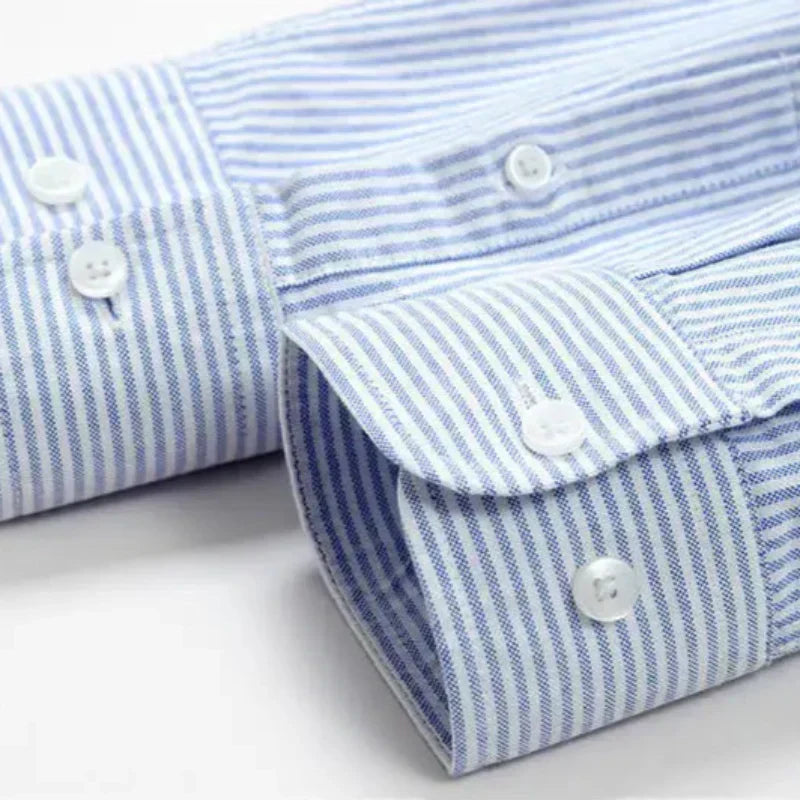 Modern Striped Cotton Shirt