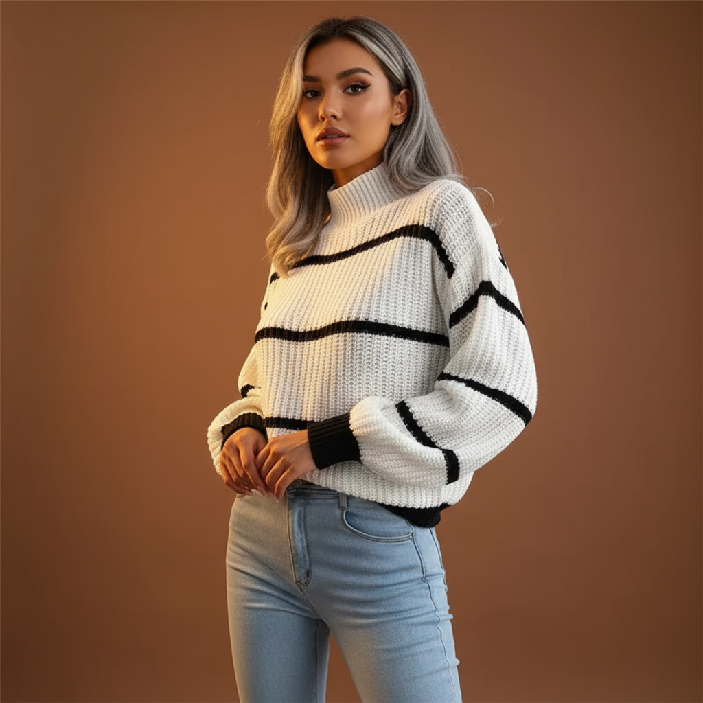 Lina | Women's Striped Sweater